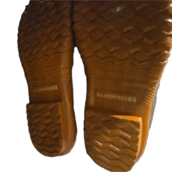 LaCrosse Men’s Duck Boots Uplander Brown Leather Rubber Waterproof Sz 8 - Picture 10 of 10